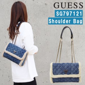 ゲス バッグ HD767921 DENIM CESSILY チェーンバッグ 2way ショルダー トート キルティング バック GUESS ab-478700