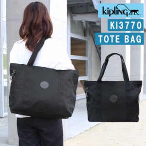 Kipling キプリング バッグ KI3770 前面ロゴモチーフデザイン ショルダー トートバッグ 男女兼用 ag-317000