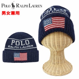 ポロ ラルフローレン ニット帽 PC1174 American Flag アメリカ国旗デザイン ポニー刺繍 ニットキャップ POLO RALPH LAUREN ag-1355