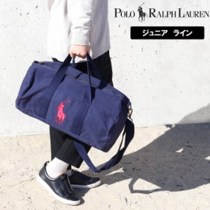 ポロ ラルフローレン ジュニア バッグ ボストンバッグ ネイビー 9AR025 ポニー刺繍  ショルダー POLO Ralph Lauren ab-60370