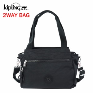 Kip Kipling キプリング バッグ KPK43791 P391 ブラック  ショルダー トート 2WAY ELYSIA ショルダーバッグ トートバッグ ab-60514