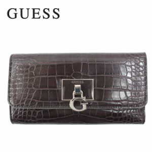 ゲス 財布 CG787566 ESPRESSO STEPHI SLG ボタンホック 3つ折り財布 GUESS 長財布 ab-388800