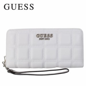 ゲス 財布 VY811146 WHITE KAMINA SLG GUESS キルティング ラウンドファスナー財布 長財布 ab-423700