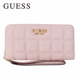 ゲス 財布 VS811146 BLUSH KAMINA SLG GUESS キルティング ラウンドファスナー財布 長財布 ab-423500