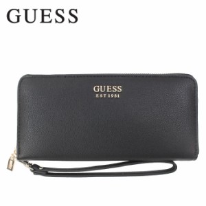 ゲス 財布 VG798146 BLACK LITTLE PARIS SLG GUESS ラウンドファスナー財布 長財布 ab-437800