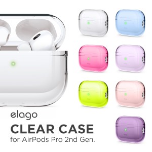 AirPods Pro2 ケース クリア カバー ストラップホール 使用可能 耐衝撃 クリアケース 透明 傷防止 落下防止 保護 アクセサリー [ Apple A