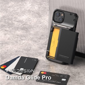 iPhone14 ケース カバー 耐衝撃 ストラップホール / 背面 カード 収納 付 スマホケース 衝撃吸収 スマホカバー カード入れ 付き iPhoneケ