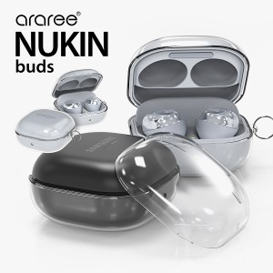 Galaxy Buds Pro ケース クリア 薄型 透明 ハード カバー 落下防止 用 ストラップホール 付き ケースカバー スリム クリアケース Qi ワイ