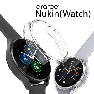 Galaxy Watch4 44mm ケース クリア 耐衝撃 薄型 軽量 カバー スリム 衝撃 吸収 傷防止 保護 アクセサリー クリアケース ワイヤレス充電 