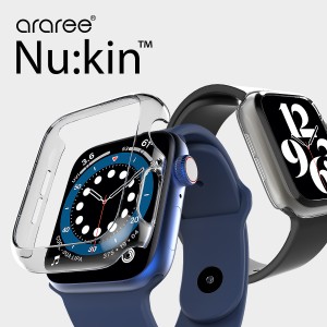 Apple Watch 40mm 保護ケース クリア 薄型 軽量 高品質 ポリカーボネート 透明 スリム ハード カバー 側面 エッジ 保護 アクセサリー ワ