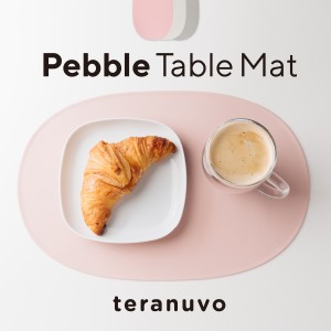 ランチョンマット シリコン すべり止め マット BPAフリー 洗える 食事マット おしゃれ テーブルウェア Teranuvo PEBBLE TABLE MAT