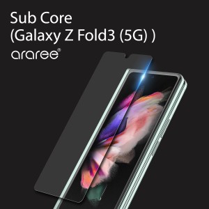 Galaxy Z Fold3 5G ガラスフィルム フロントディスプレイ 保護 9Hガラス 指紋 気泡 防止 フィルム 透明 ガラス保護フィルム  クリア 保護