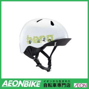 バーン (bern) 子供用ヘルメット NINO ニーノ Satin White Panda Logo XS/Sサイズ(約48-51.5cm) BE-VJBSWPV-11