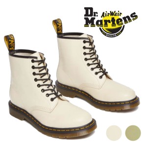 Dr.Martens ドクターマーチン 1460 SMOOTH 8ホールブーツ 30552292/30552358  アンクル丈 レースアップブーツ 厚底ソール ベージュ オリ