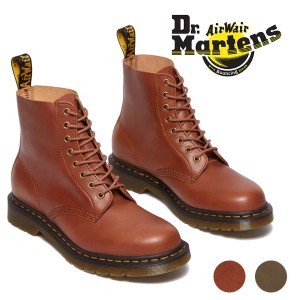 Dr.Martens ドクターマーチン 1460 PASCAL ショートブーツ 31004225/31004352  アンクル丈 レースアップブーツ 厚底ソール タン オリーブ