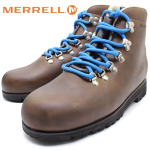 MERRELL メレル LEATHER レザー トレッキングシューズ BROWN/MOGANO J1027