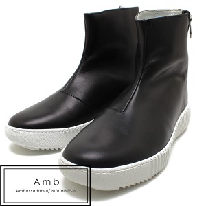 Amb Ambassadors of minimalism/アンバサダーズオブミニマリズムTATLIN ハイカットスニーカー ブラック レディース/レザー/スニーカー/ポ