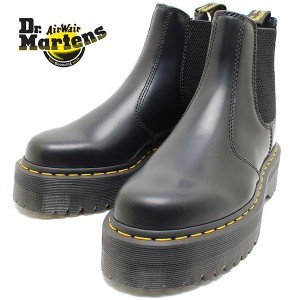 Dr.Martens ドクターマーチン 2976 QUAD CHELSEA BOOT 24687001 BLACK チェルシー サイドゴア 厚底/ブーツ/レディース/メンズ/定番