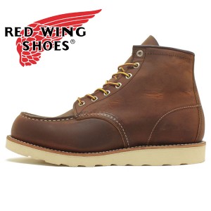 ■REDWINGJAPAN正規品■レッドウィングRW8876 クラシックワーク モックトゥ カッパー“ラフ＆タフ” ブラウンレザーレッドウイング/モカ