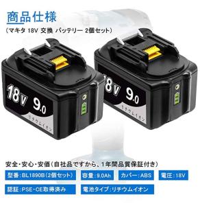 マキタ バッテリー 18v 9aの通販 Au Pay マーケット