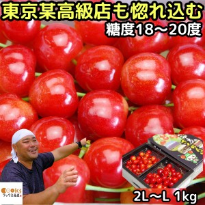 さくらんぼ 紅秀峰 大将錦 お中元 ギフト 1kg 2l - l サイズ 大粒 プレゼント 送料無料 山形県 寒河江 完熟さくらんぼ 御中元 贈答用 さ