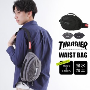 スラッシャー ウエストバッグ バッグ 鞄 THRASHER Waist Bag THR-167ボディバッグ 小さめ コンパクト ファッション コーデ 10代 20代 30