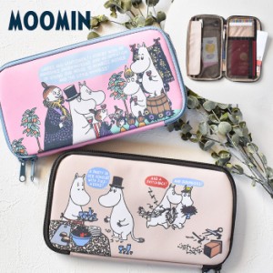 マルチポーチ MOOMIN フラット 10133-s2218208 マルチケース ポーチ 通帳 パスポート 旅行 チケット おしゃれ かわいい ムーミン 旅行ポ