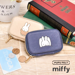 カードポーチ カードケース PUPU FELT 小銭入れ コインケース ミッフィー miffy mimi ポーチ おしゃれ ブランド 韓国風 大人 韓国女子 か