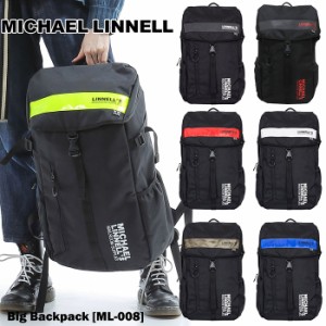 MICHAEL LINNELL マイケルリンネル カブセ リュックサック Big Backpack バックパック メンズ レディース 男女兼用 ユニセックス ml-008