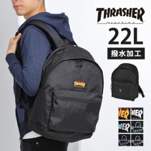 撥水 リュックサック バックパック 10052-thr-272 黒リュック 黒 ブラック シンプル メンズ レディース THRASHER スラッシャー Back Pack