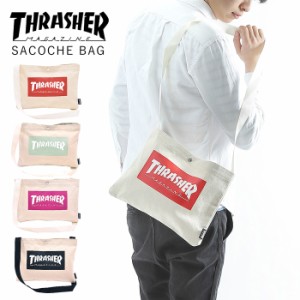 【メール便送料無料】スラッシャー THRASHER サコッシュ キャンバス ショルダーベルト付き アウトドア 斜め掛け ショルダー フィールド 