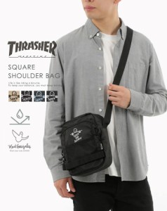 ショルダーバッグ THRASHER  撥水 10052-thr-264 レディース メンズ 大きめ かっこいい スラッシャー Mini Tate Shoulder GONZ おしゃれ 