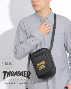 ミュータント タートルズ 10052-tt-th2309  TURTLES ×THRASHER ショルダー バッグ 斜め掛け 肩掛け かっこいい おしゃれ レディース メ