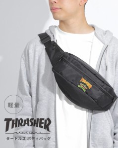 ボディバッグ TURTLES ×THRASHER メンズ レディース ボディーバッグ TURTLES ミュータント タートルズ かっこいい お洒落 シンプル 軽い