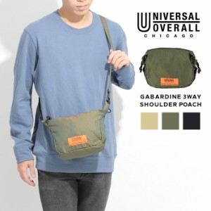 3way ショルダーポーチ 10086-uvo-128 UNIVERSAL OVERALL メンズショルダーバッグ メンズ 男性用 旅行 スマホ ミニ メンズバッグ かばん 