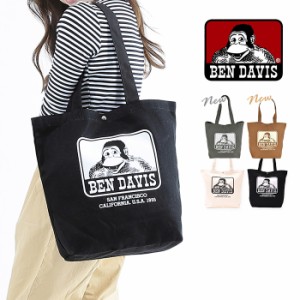 BEN DAVIS ベンデイビス トートバッグ A4 たっぷり 大容量 ジム 軽い 内ポケット エコ バッグ 鞄 トート キャンバス 帆布 綿 コットン 丈