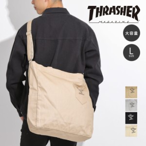 ショルダートートバッグ ショルダーバッグ トート 10052-thr-273 THRASHER スラッシャー Tote Shoulder L キャンバス メンズ レディース 