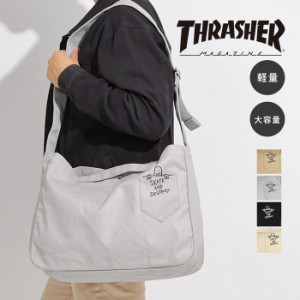 ショルダートート トートバッグ 10052-thr-274 メンズ レディース THRASHER スラッシャー Shoulder Bag ショルダーバッグ  トート 学生 