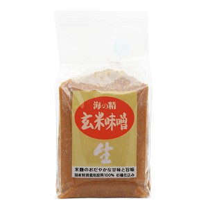 国産特栽 玄米味噌（1kg）【海の精】