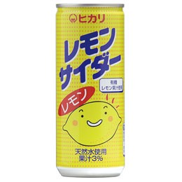 光食品 レモンサイダー（250ml）缶【ヒカリ】