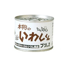 本物のいわしくんブツ切り味付（190g）缶【ワールドヘイセイ】