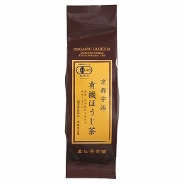 京都宇治 有機ほうじ茶（120g）【童仙房茶舗】