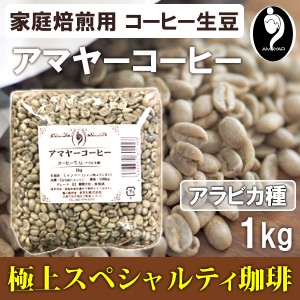 家庭焙煎用コーヒー生豆 アマヤーコーヒー（1kg）【まるも】