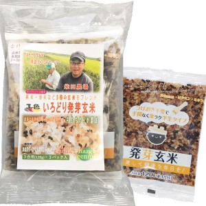 いろどり発芽玄米（120g（約1合）×3）【発芽玄米】