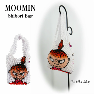 ムーミン 絞りバッグ ミィ ムーミンバッグ MOOMIN Shibori Bag Little My しぼり 絞り エコバッグ サブバッグ 北欧 ミイ ムーミングッズ 