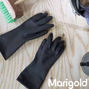   「マリーゴールド アウトドア Mサイズ」  【マリーゴールド 手袋 ゴム手袋 種類 黒 おしゃれ かわいい ブラック おすすめ ガーデニング