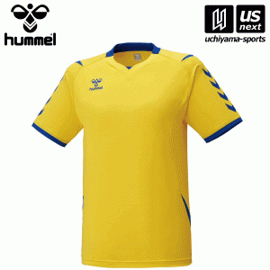 ヒュンメル HAG3018 ゲームシャツ (3063)イエロー×ロイヤルブルー 2024年春夏継続モデル [M便 1/1][取り寄せ][自社]