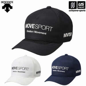 デサント ムーブスポーツ メンズ 帽子 クーリングキャップ 2024年春夏モデル [365日出荷][物流](メール便不可)