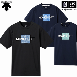 デサント ムーブスポーツ メンズ 半袖Tシャツ S.F.TECH TOUGH ショートスリーブシャツ 2024年春夏モデル [M便 1/1][365日出荷][物流]