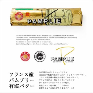 バター シャラントポワトゥ A.O.P パムプリ― 有塩発酵バター 250g【冷凍のみ】【D＋0】